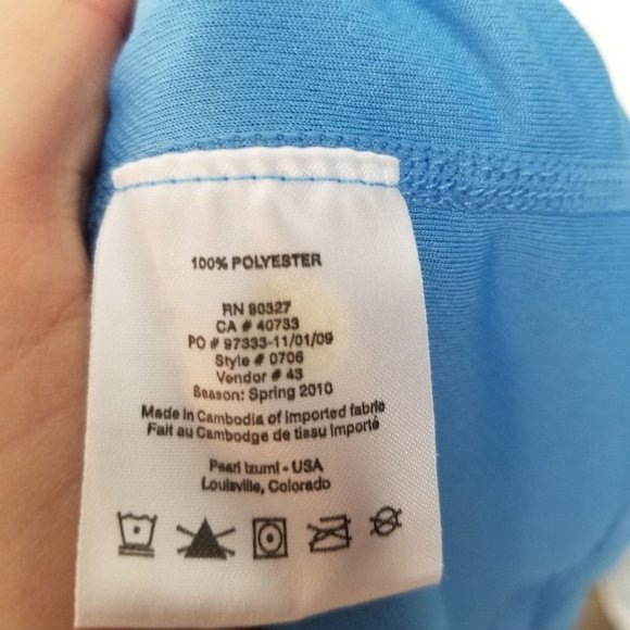 Pearl Izumi Select Series Mens L Blue Short Sleeve - Picture 6 of 7